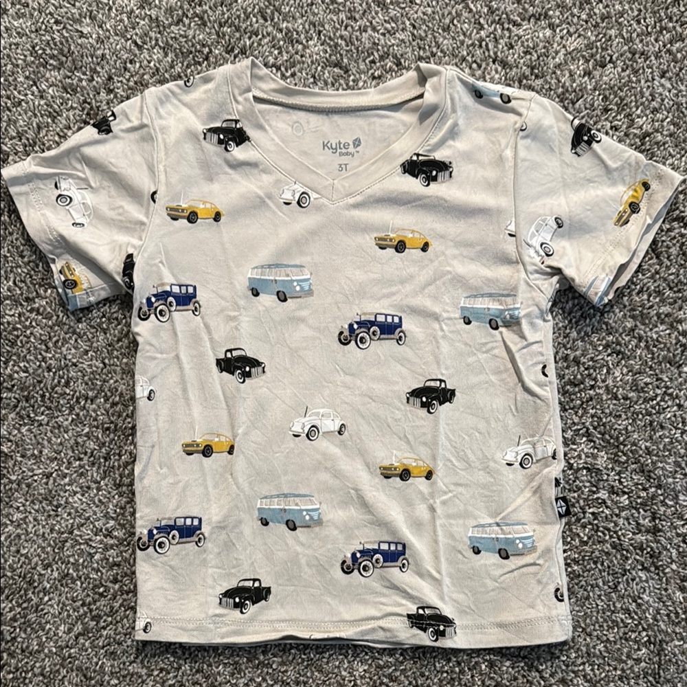 Kyte BABY Vintage Car Print Tee